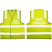 Traffic Control Safety Vest Lime